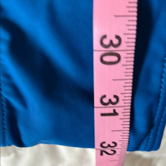 NWOT BloomChic Blue One Piece Ruffled V-Neck Swimsuit - Picture 5 of 8